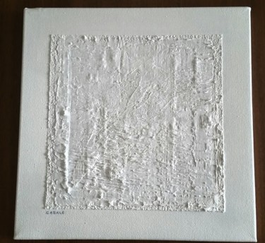 Painting titled "White" by Casal'Art, Original Artwork, Acrylic