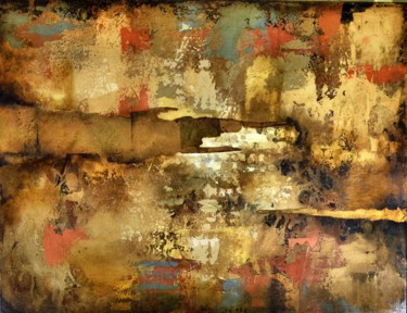 Peinture intitulée "' Kintsugi ' OIL AN…" par Patricia Casanova, Œuvre d'art originale, Huile Monté sur Châssis en bois