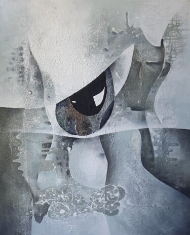 Картина под названием "CYCLÓPEA ( año 2022)" - Patricia Casanova, Подлинное произведение искусства, Акрил Установлен на Дере…