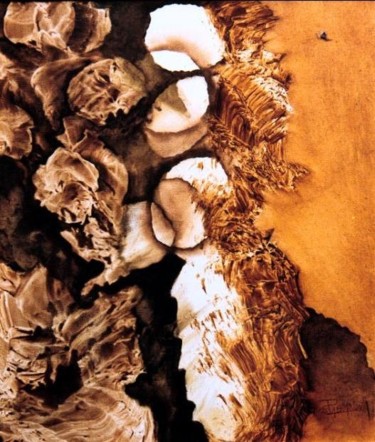 Pintura titulada "Flores Habano" por Patricia Casanova, Obra de arte original, Oleo