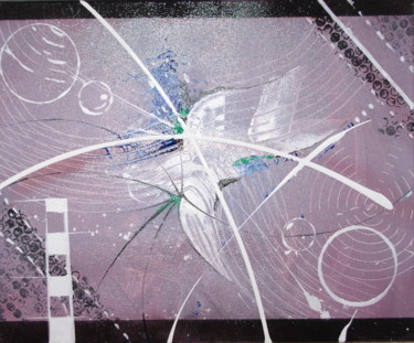 Peinture intitulée "The bird" par Christophe Cassagnes, Œuvre d'art originale, Acrylique