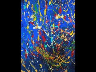 Painting titled "NOEL" by K100, Original Artwork