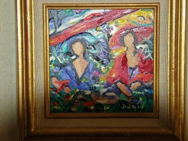 Painting titled "DUAIV" by K100, Original Artwork