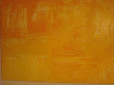 Peinture intitulée "JAUNE" par K100, Œuvre d'art originale