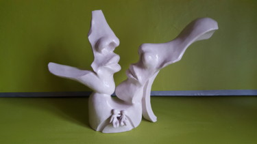 Sculpture intitulée "baiser" par Cassana, Œuvre d'art originale