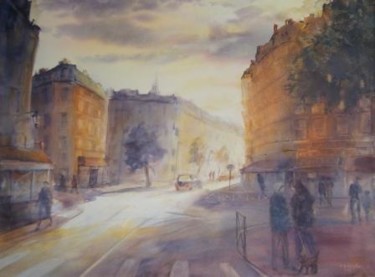Peinture intitulée "Paris" par Le Forestier, Œuvre d'art originale