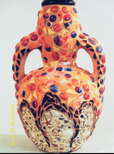 Sculpture titled "Vase poulpe" by Cassio-Galet, Original Artwork