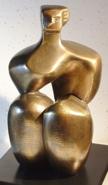 Skulptur mit dem Titel "Desomo" von Carlos Castanedo, Original-Kunstwerk, Bronze