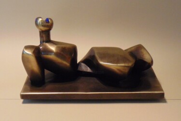 Escultura intitulada "Deva" por Carlos Castanedo, Obras de arte originais, Bronze