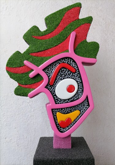 Sculpture titled "Gum Boy 3" by Carlos Castanedo, Original Artwork, Resin