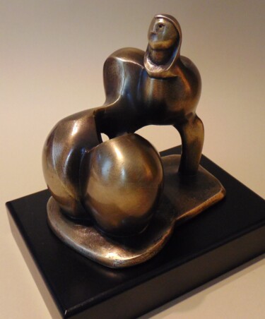 Sculpture titled "DeArnía" by Carlos Castanedo, Original Artwork, Bronze