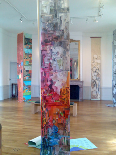 Papier Peint - Cheminement Collages intitulée "Papier Peint - Chem…" par Marta Castellanos, Œuvre d'art originale, Collages
