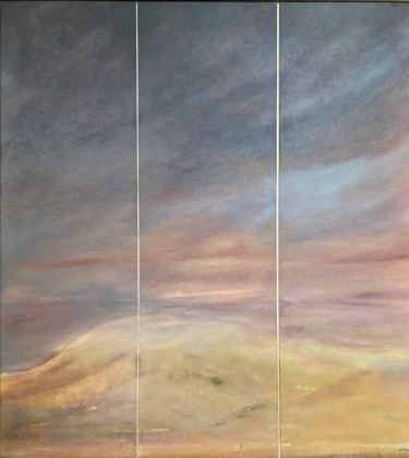 Peinture intitulée "Ciel 202" par Jeanie Castelli, Œuvre d'art originale, Acrylique Monté sur Carton