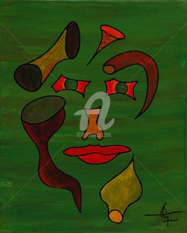 Painting titled "songe.jpg" by Thierry Castillon Du Perron, Original Artwork, Acrylic