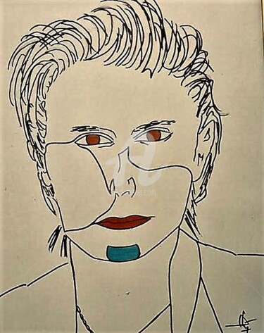 Drawing titled "david.jpg" by Thierry Castillon Du Perron, Original Artwork, Other