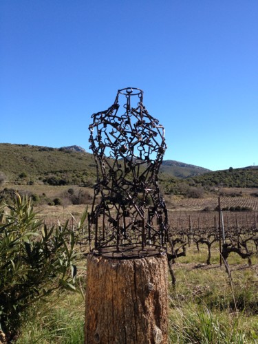 Escultura intitulada "L'ouverture" por Castor, Obras de arte originais, Aço inoxidável