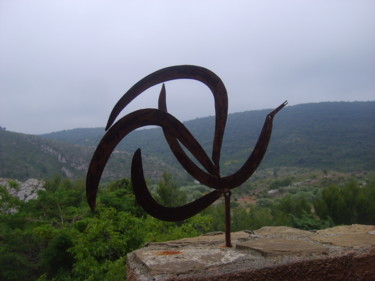 Sculpture intitulée "albas" par Castor, Œuvre d'art originale