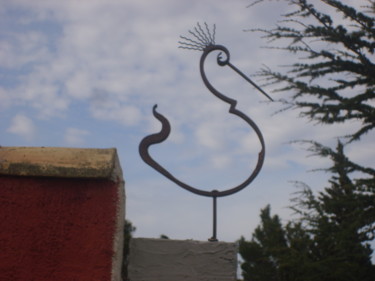 Sculpture titled "l ' oiseau" by Castor, Original Artwork