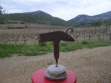 Sculpture intitulée "poisson'2" par Castor, Œuvre d'art originale