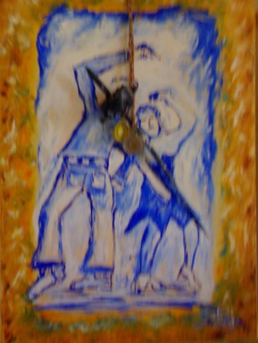 Pittura intitolato "EMOZIONI DI BALLO" da Castrese Scatozza, Opera d'arte originale