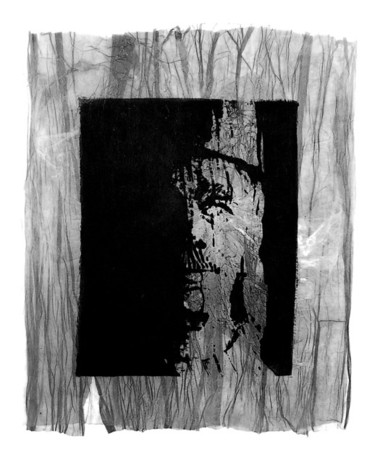 Peinture intitulée "Portrait d'homme-3" par Roland Castro, Œuvre d'art originale