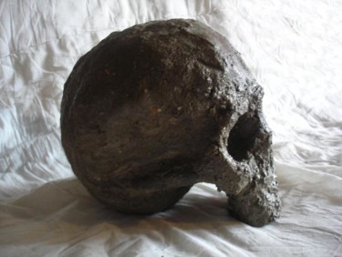 Sculpture intitulée "Skullture 2" par Nicolas Castus Decressac, Œuvre d'art originale