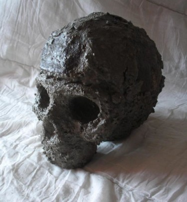 Sculpture intitulée "Skullture 3" par Nicolas Castus Decressac, Œuvre d'art originale