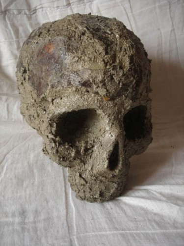 Sculpture intitulée "Skullture 4" par Nicolas Castus Decressac, Œuvre d'art originale
