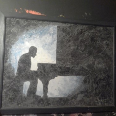 Картина под названием "Серджи Танкиан за р…" - Екатерина Григорьева, Подлинное произведение искусства