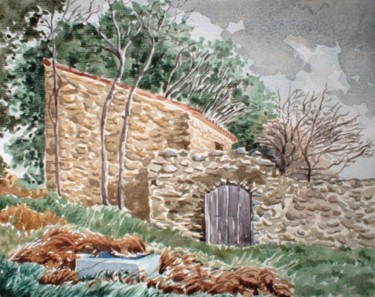 Peinture intitulée "L'orage gronde" par Peindre En Catalogne, Œuvre d'art originale