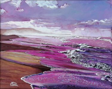 Peinture intitulée "La spiaggia dei 300…" par Cataldo Motolese, Œuvre d'art originale, Acrylique