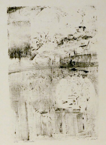 Gravures & estampes intitulée "Caminata" par Catalina Silva, Œuvre d'art originale, Lithographie