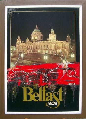 Belfast, sensazioni, percezioni.............. Pittura intitolato "Belfast, sensazioni…" da Arte, L'Artista ....., Opera d'arte originale,
