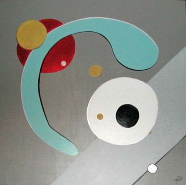 Peinture intitulée "A table D" par Catb, Œuvre d'art originale, Acrylique