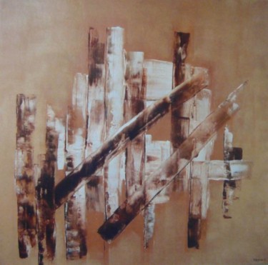 Peinture intitulée "Bambou" par Catherine Coiquaud, Œuvre d'art originale