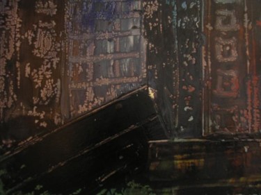 Painting titled "Piano urbanistico" by Catello Esposito, Original Artwork