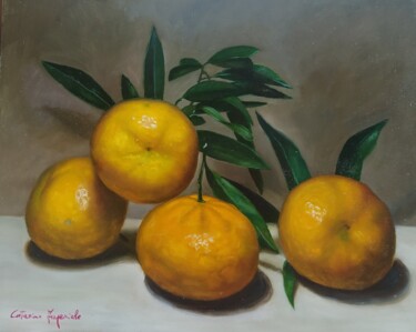 Pittura intitolato "Mandarini" da Caterina Imperiale, Opera d'arte originale, Olio