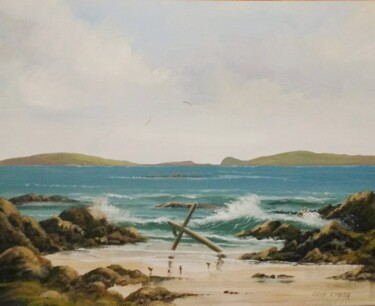 Картина под названием "aughrisbeg anchor b…" - Cathal O Malley, Подлинное произведение искусства, Акрил
