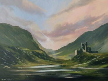 Peinture intitulée "valley of the clan" par Cathal O Malley, Œuvre d'art originale, Acrylique