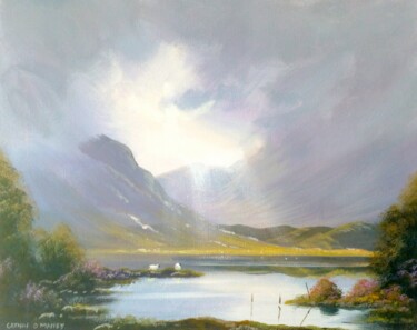 Peinture intitulée "Connemara springtime" par Cathal O Malley, Œuvre d'art originale, Acrylique