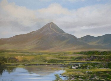 Malerei mit dem Titel "The reek" von Cathal O Malley, Original-Kunstwerk, Acryl