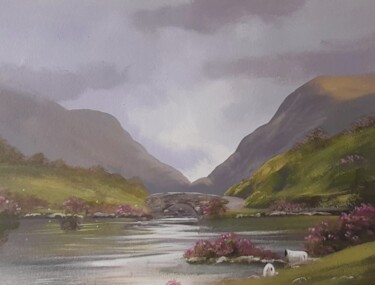 Painting titled "Gap of dunloe 2021" by Cathal O Malley, Original Artwork, Acrylic