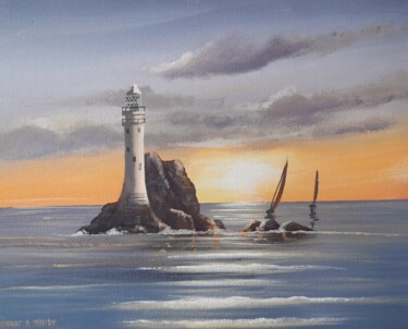 Painting titled "Fastnet waves" by Cathal O Malley, Original Artwork, Acrylic