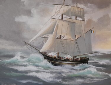 Peinture intitulée "Sea voyage" par Cathal O Malley, Œuvre d'art originale, Acrylique