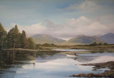 "ballinahinch lake,c…" başlıklı Tablo Cathal O Malley tarafından, Orijinal sanat