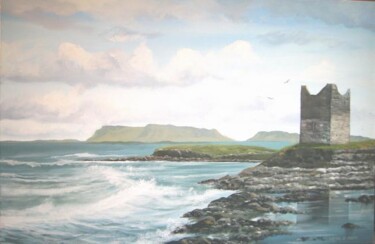 Painting titled "sligo castle" by Cathal O Malley, Original Artwork