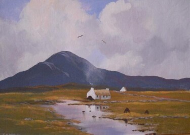 Malarstwo zatytułowany „connemara showers b…” autorstwa Cathal O Malley, Oryginalna praca
