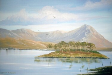 Peinture intitulée "pine island" par Cathal O Malley, Œuvre d'art originale