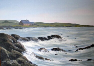 Painting titled "mannin co galway" by Cathal O Malley, Original Artwork