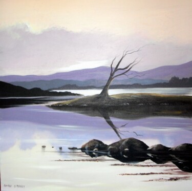 Painting titled "the magic tree" by Cathal O Malley, Original Artwork